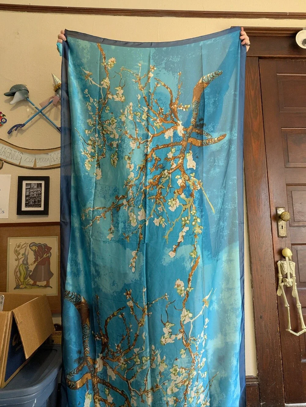 Vincent Van Gogh Almond Blossom Scarf From Ama Waterways 70.5”x36”‎